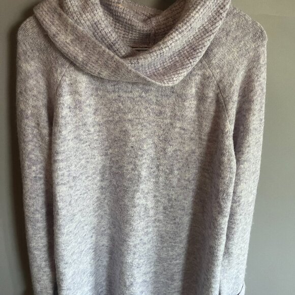 Reitmans Turtle Neck Knit Sweater Cuff Sleeves Light Purple Plus Size 2X - Picture 6 of 11